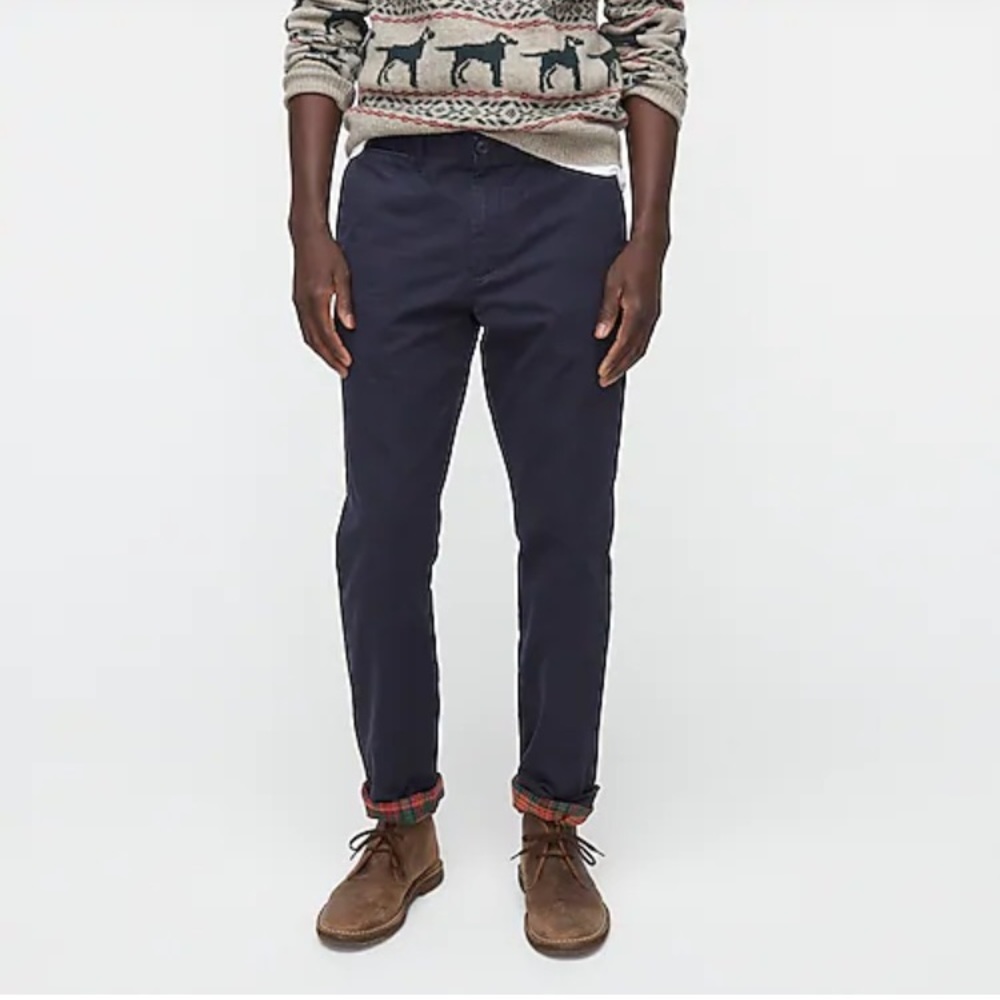🚫SOLD J. Crew flannel lined cabin pants NEW